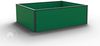 GFP HALFSIZE Aluminium Hochbeet - Platzsparendes & Stabiles Gartenbeet in Grün - 119 x 99 x 39 cm - Ideales halbhohes Modell für Familien-Gartenspaß Bild 2