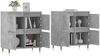 vidaXL Sideboards 2 Stk. Betongrau Holzwerkstoff 3190169 Bild 3