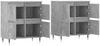 vidaXL Sideboards 2 Stk. Betongrau Holzwerkstoff 3190169 Bild 4