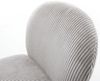 Esszimmerstuhl Nube-Flex Cord Silbergrau 4-Fuß konisch Schwarz Taschenfederkern Bild 4