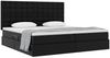 vidaXL Aufbewahrungsbett mit Matratze Schwarz 200 x 200 cm Kunstleder 3371681 Bild 3