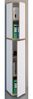 VCM Büroschrank Salia 920799 Weiß H. 183 x B. 30 x T. 33 cm Bild 3