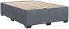 vidaXL Boxspringbett mit Matratze Dunkelgrau 140x200 cm Samt 3290943 Bild 5
