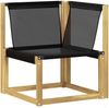 vidaXL Outdoor-Sofagarnitur mit Kissen 11 pcs Weiß und Schwarz 3389934 Bild 5