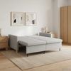 vidaXL Schlafsofa Ausziehbar Creme Stoff 42033345 Bild 3