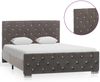 vidaXL Bettgestell Grau Samt 120x200 cm 286831 Bild 3