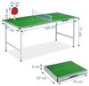 Relaxdays Klappbare Tischtennisplatte mit Zubehör Bild 4