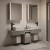 vidaXL Badezimmerschrank-Set 5 pcs Betongrau 53 x 15,5 x 70 cm 3406330 Bild 4