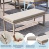 i@home Gartenlounge-Set, (5-tlg, mit Hochwertigen Sitzkissen & Rückenkissen), für 6-8 Personen, PE-Rattan Polstergruppe, Terrassen Sofa Set, Beige Bild 3