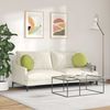 vidaXL Sitzkissen 2 pcs Hellgrün Ø40 x 13 cm Stoff 42014130 Bild 4