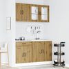 4-tlg. Küchenschrank-Set, Küchenmöbel Artisan-Eiche Holzwerkstoff Bild 3