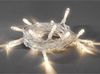 LED Lichterkette - 20 warmweiße LED - L: 2,85m - Timer - an/aus Schalter - Kabel - Transparent Bild 2