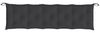 vidaXL Gartenbank-Auflage Schwarz 180x50x7 cm Oxford-Gewebe 361628 Bild 4