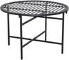 Runder Metall Beistelltisch Ø60cm Schwarz pulverbeschichtet Loungetisch Höhe 40cm Bild 3