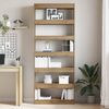vidaXL Bücherregal Artisan-Eiche 80 x 30 x 198 cm Holzwerkstoff 3333922 Bild 4