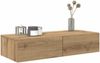 Wandregal, Bücherregal Wand mit Schubladen Artisan-Eiche 80x33x17cm Holzwerkstoff Bild 3