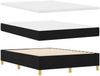 vidaXL Boxspringbett mit Kopfteil Schwarz 190 x 140 cm Stoff 3344221 Bild 4
