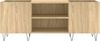 vidaXL Plattenschrank Sonoma-Eiche 121x38x48 cm Holzwerkstoff 831679 Bild 4