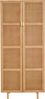 LeGer Home by Lena Gercke Highboard Lina, Mit Rattan Einsatz, 4 Innenfächer, teilmassiv Bild 3