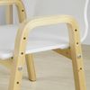 SoBuy KMB24-Wx2 2er Set Kinderstühle, MDF, Lackiert, Weiß, 40 x 53 x 32 cm Bild 4