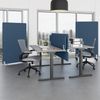 Rheinland Möbel FocusWall STW0818 – Akustik-Stellwand 800×1800 mm in Stofffarbe Martinique inkl. Standfüßen – Schreibtisch-Trennwand für Büro & Homeoffice – Schallschutz – Made in Germany Bild 3