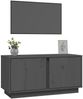 vidaXL TV-Schrank Grau 80 x 35 x 40,5 cm Massivholz Kiefer [814471] Bild 4