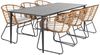 Gartenesstisch Nimes aus Aluminium, modern, schwarz, rechteckig, für 6–8 Personen Bild 4