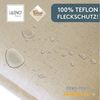 LILENO HOME Polsterauflage Niedriglehner, bequeme Sitzauflage für Gartenstühle, Stuhlkissen, (2 St, 2er Set), Gartenstuhl Auflage Beige, Sitzpolster waschbar Bild 3