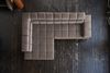 KAWOLA Sofa NELSON Ecksofa Leder dunkelbraun Recamiere links 72 x 216 x 321 cm Bild 5