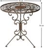 DanDiBo Tisch Bistrotisch Antik Rund Gartentisch Metall 1792 Eisentisch Balkontisch Vintage Bild 3