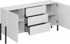 INOSIGN Sideboard Jukon, Breite 150 bzw. 180 cm, moderne grifflose Kommode, Schubladenschrank 2 Türen/3 Schubkästen, push-to-open-Funktion Bild 3