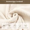 Merax Polsterbett, Doppelbett, 180 x 200cm, hydraulisches Funktionsbett, Bett mit Lattenrost, Kopfteil, gepolstertes Kopfteil, Beige, Cord Bild 5