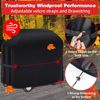  SPGOOD Grillabdeckung, wasserdicht, 420D Oxford-Stoff schwarz, 147 x 61 x 122 cm Bild 5