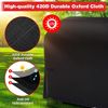  SPGOOD Grillabdeckung, wasserdicht, 420D Oxford-Stoff schwarz, 147 x 61 x 122 cm Bild 4