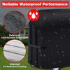  SPGOOD Grillabdeckung, wasserdicht, 420D Oxford-Stoff schwarz, 147 x 61 x 122 cm Bild 3