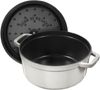 Staub La Cocotte Cocotte 28 cm, rund, Weisser Trüffel, Gusseisen Bild 2
