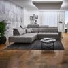 LIVORNO Ecksofa Type 03 Bezug Cloud 82, Füße schwarz matt gepulvert, kurzer Schenkel links Bild 2