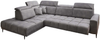 LIVORNO Ecksofa Type 03 Bezug Cloud 82, Füße schwarz matt gepulvert, kurzer Schenkel links Bild 4