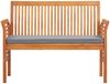 vidaXL 2-Sitzer Gartenbank mit Kissen 120 cm Massivholz Akazie 45972 Bild 2