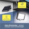 EASYmaxx Solar-Strahler 3,7V schwarz mit Bewegungsmelder Bild 3