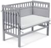 Fabimax 4674 'BASIC' Beistellbett grau, inkl. Matratze 'COMFORT' und Nestchen 'Würfel' grau Bild 5