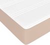 vidaXL Taschenfederkernmatratze Mittel Cappuccino 140x200x20 cm Kunstleder 347807 Bild 5