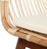 2tlg. Set Rattan Armlehner FRANTURI Natural inkl. Kissen Armlehnenstuhl Stuhl Bild 5