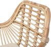 2tlg. Set Rattan Armlehner FRANTURI Natural inkl. Kissen Armlehnenstuhl Stuhl Bild 4