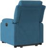 vidaXL Relaxsessel mit Aufstehhilfe Elektrisch Blau Samt 3205124 Bild 5