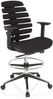 hjh OFFICE Arbeitsstuhl Arbeitshocker ERGO LINE II WORK Stoff Schwarz Bild 2