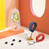 ABC Babygeschirr-Set aus Edelstahl 304, bestehend aus Babylöffel und -gabel, Silikon-Löffel- und -Gabelset mit kurzem Griff und Aufbewahrungsbox Bild 2