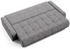 Sofa 3-Sitzer mit Schlaffunktion VOGAR Stoff Aston Braun Bild 3