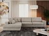 Freistehendes Ecksofa mit lose Kissen, L-form - SAVONA - links - Beige Stoff Bild 2