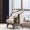 Casa Padrino Luxus Barock Wohnzimmer Set Beige / Braun / Gold - Barock Möbel Bild 5